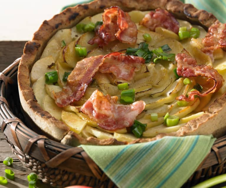 Speck-Apfel-Quiche