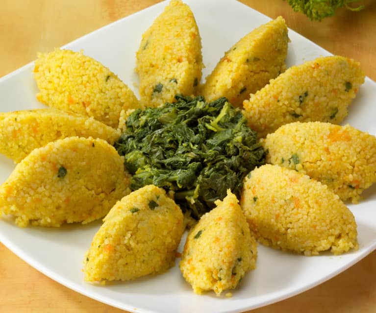 Cime di rapa e cous cous