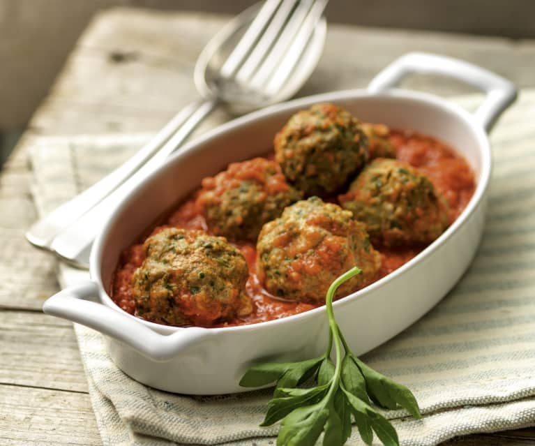 Albóndigas con salsa de tomate Albóndigas con salsa de tomate