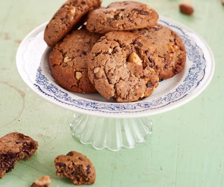 Cookies coco, chocolat et noix du Brésil