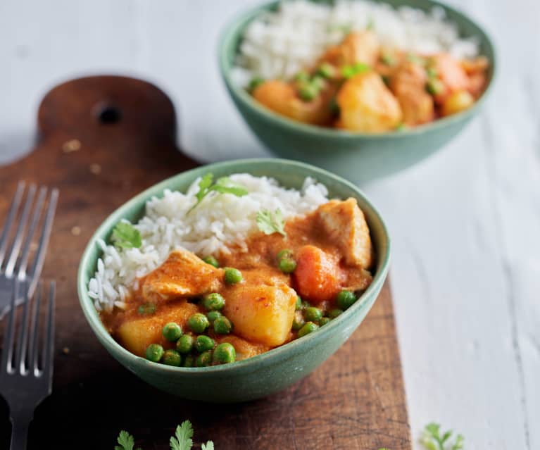 Schnelles Thai-Hähnchen-Curry mit Basmati-Reis - Cookidoo® – la nostra ...