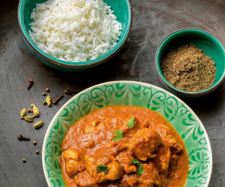 Poulet au garam masala