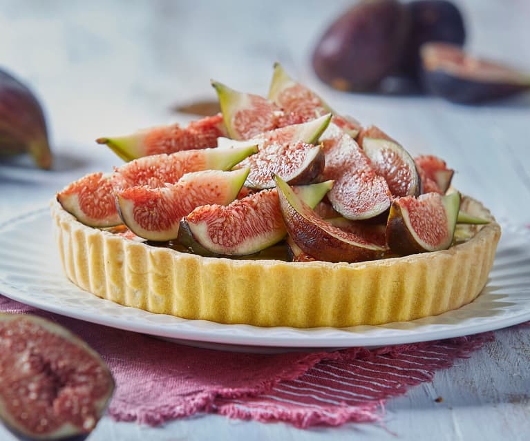 Crostata salata con fichi