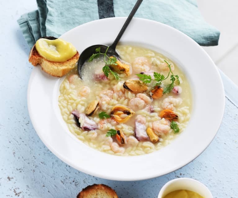 Recette de la soupe de moules au bouillon à la provençale