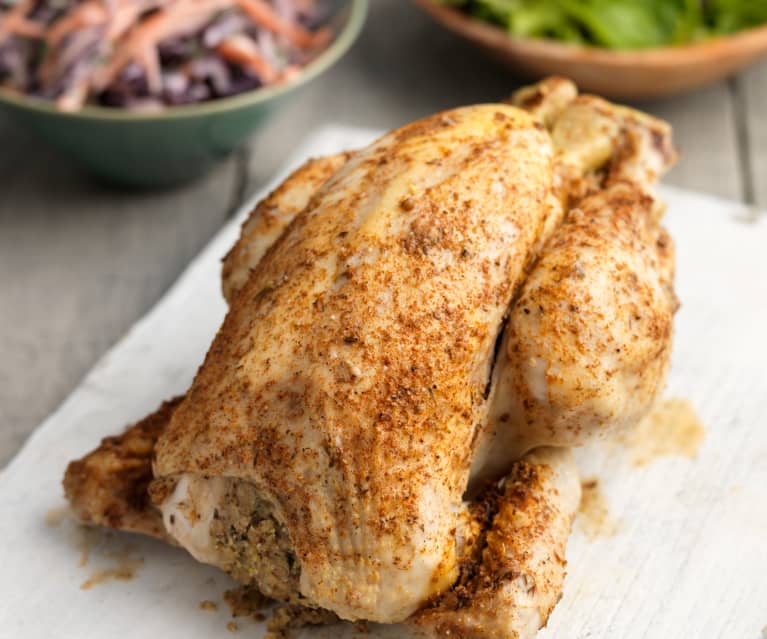 Whole Steamed Chicken with Spicy Cajun Rub Whole Steamed Chicken with Spicy Cajun Rub