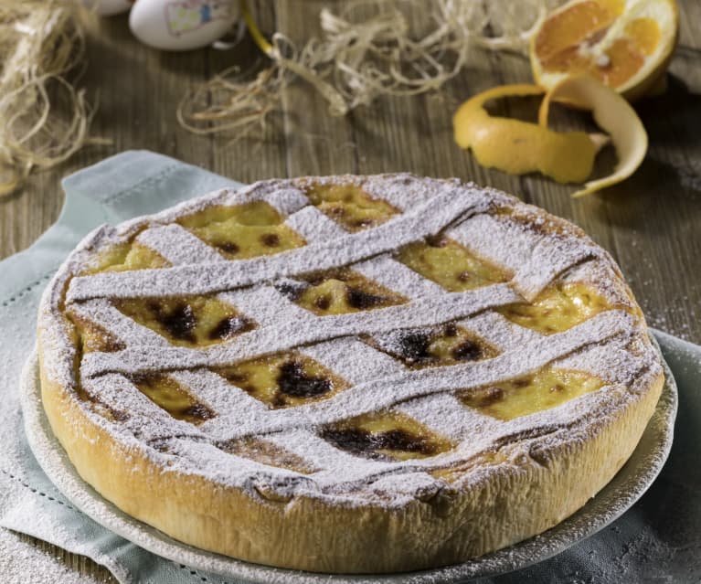 Pastiera fiori d'arancio