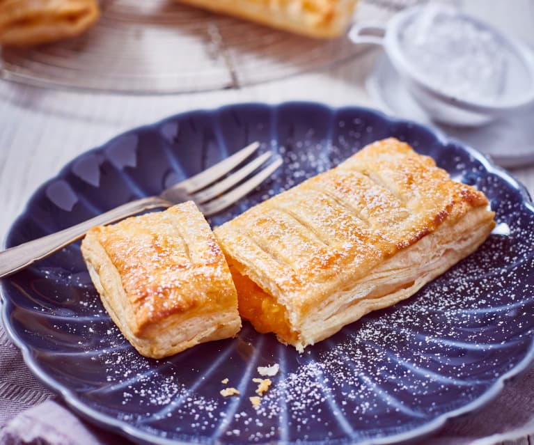 Apfel-Pudding-Taschen