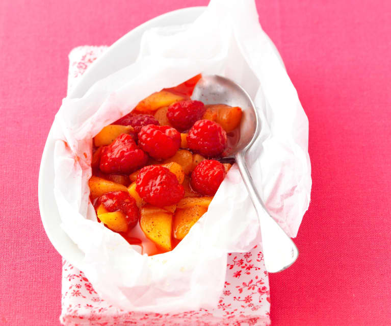 Fruits d'été en papillote