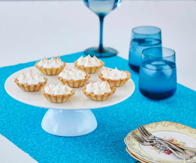 Lime meringue tartlets