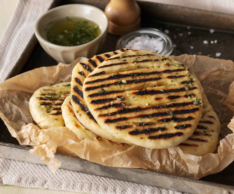 Herb Butter Flatbreads