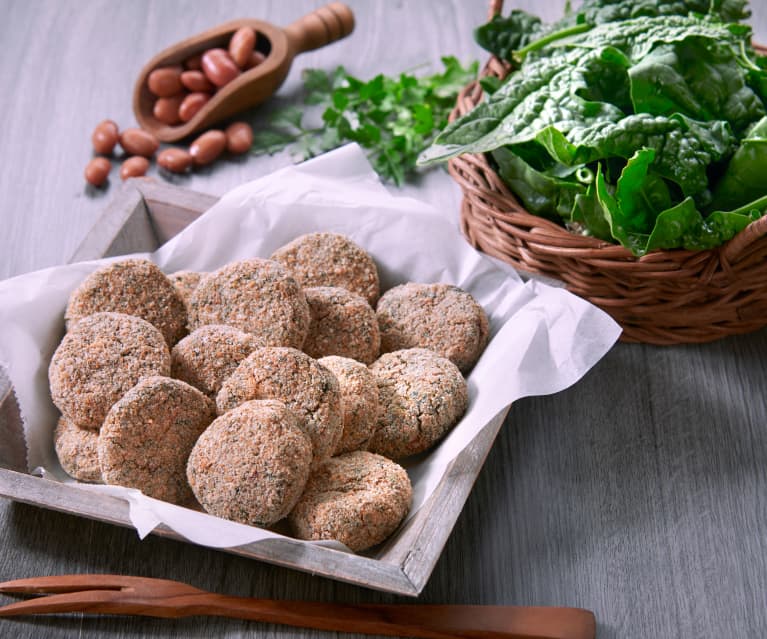 Crocchette di fagioli e spinaci (vegan)