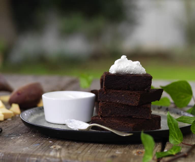 Brownie de batata-doce