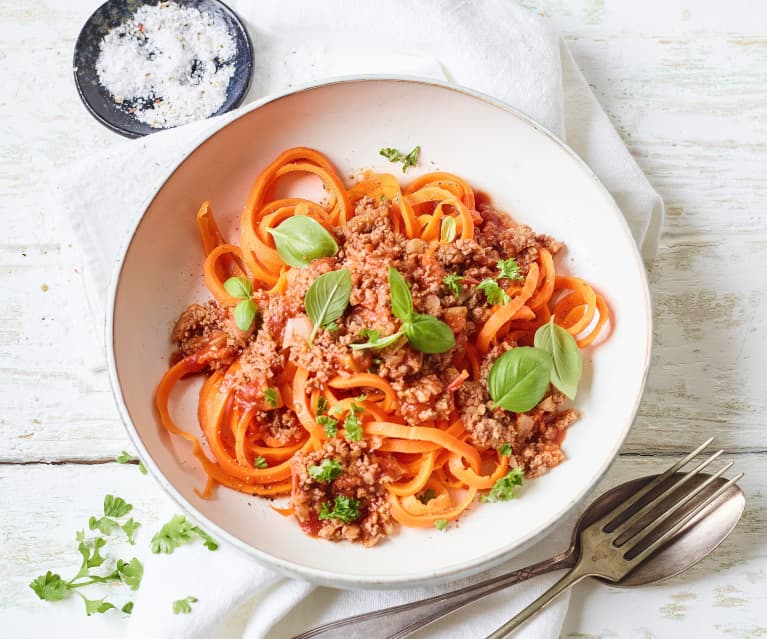 Mohrennudeln Mit Bolognese Cookidoo Das Offizielle Thermomix Rezept Portal