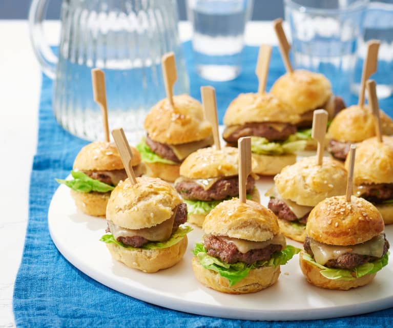 Miniburgers aux steaks épicés