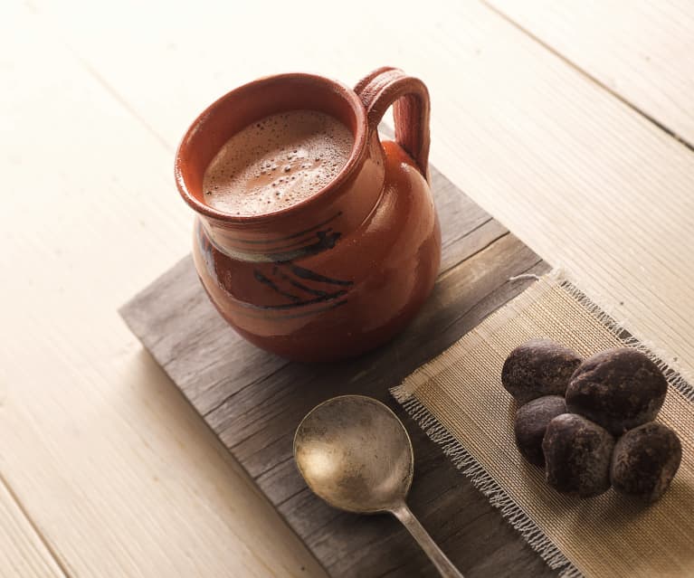 Chocolate caliente con aroma de cardamomo