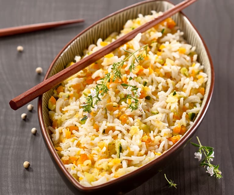 Riz aux légumes et tofu fumé - Cookidoo® – la plateforme de recettes  officielle de Thermomix®