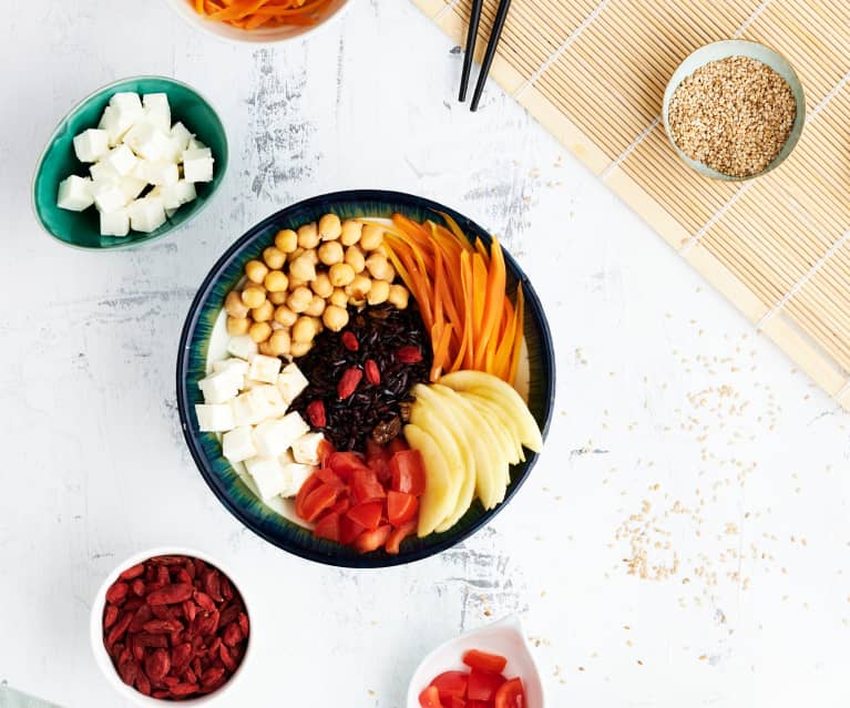 Vegetariske Poke Bowl