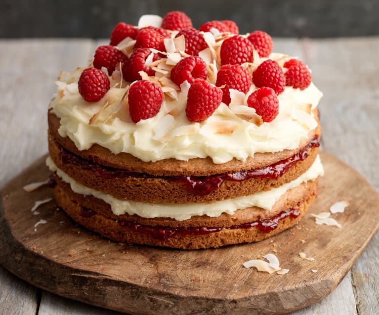 Lemon Raspberry Cake - The Frozen Biscuit