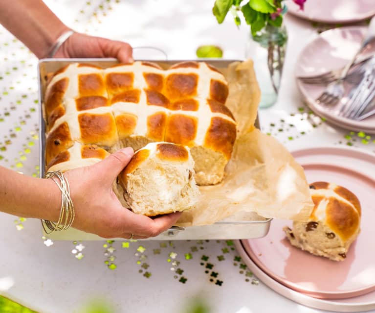 Hot cross buns, brioches de Pâques