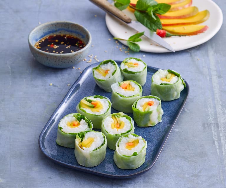 Makis de printemps mangue et avocat