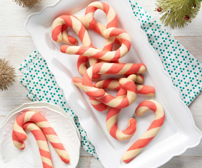 Candy Cane Cookies (Metric)