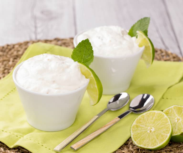 Mousse lime e menta