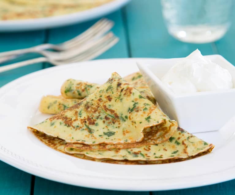 Crêpes with herbs - Cookidoo® – the official Thermomix® recipe platform