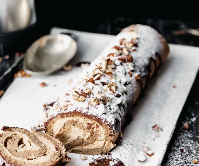 Gâteau roulé au café