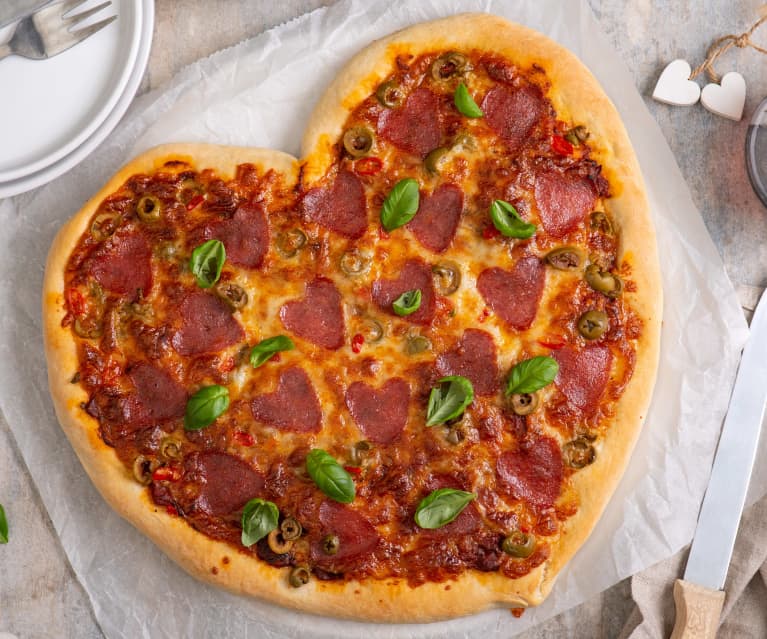 Walentynkowa pizza serce