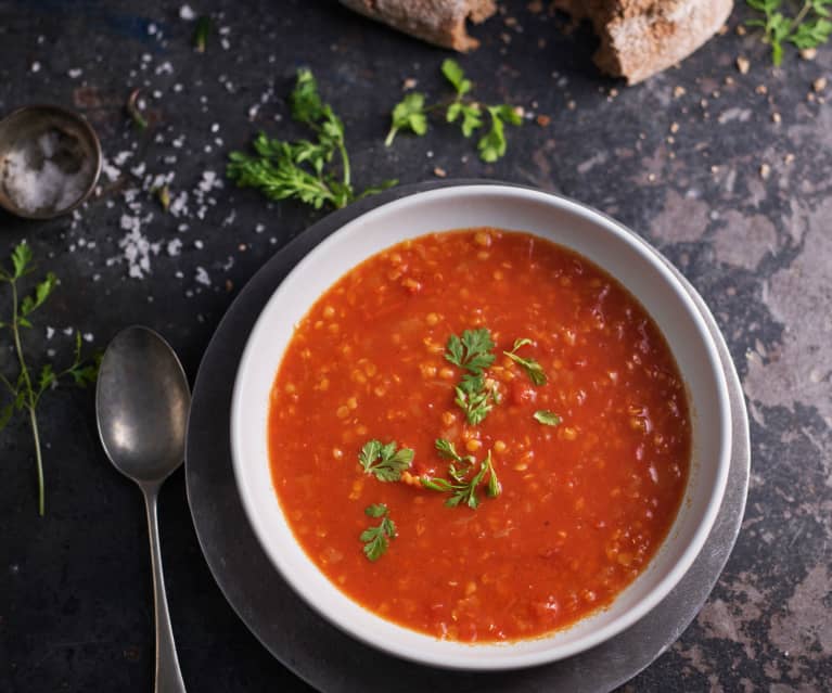 Zuppa di lenticchie speziata alla marocchina (Bimby Friend)