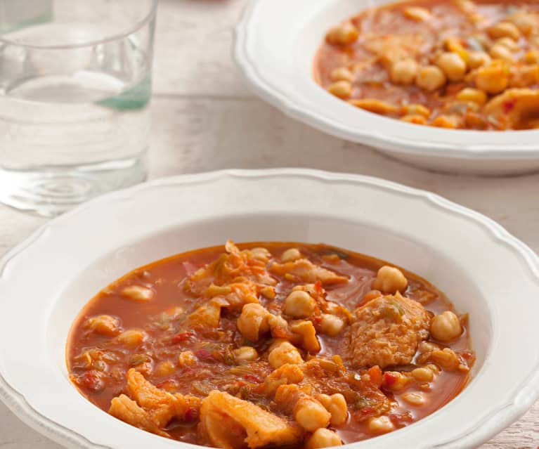 Callos con garbanzos