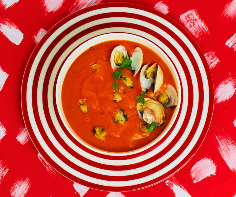 Manhattan Clam Chowder (Zuppa di vongole)