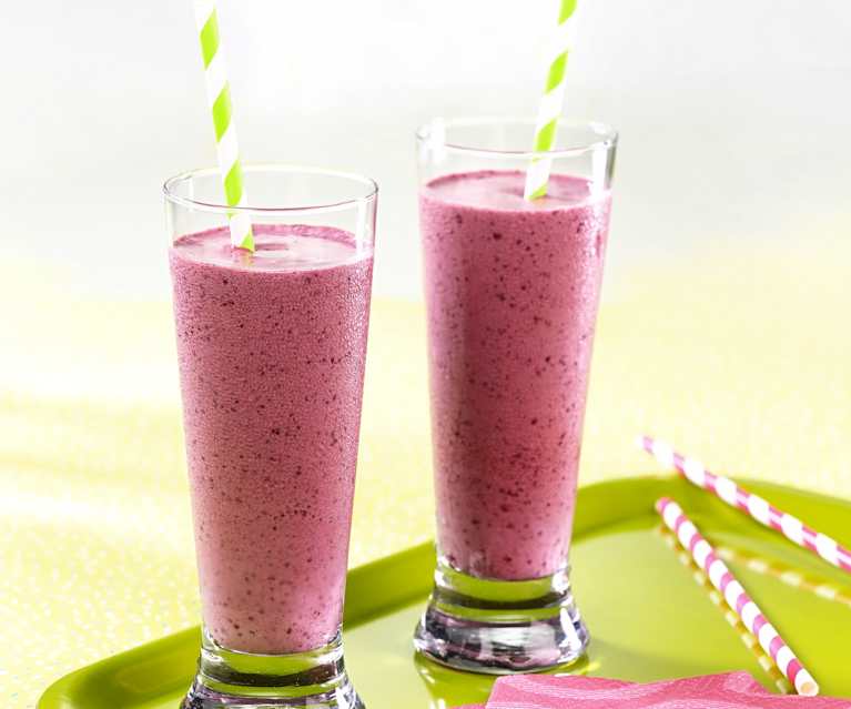 Milkshake aux fruits rouges