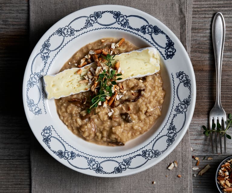 Risotto ai funghi porcini con brie