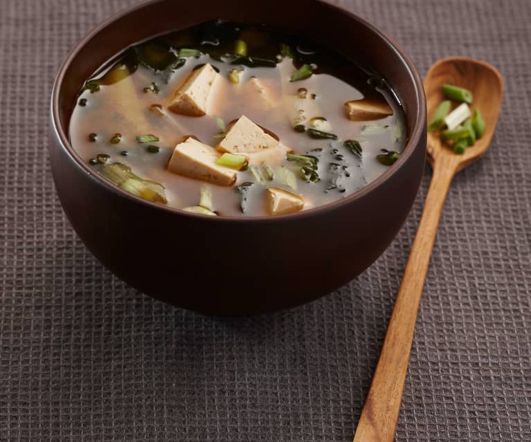 Recette de soupe miso facile (soupe miso simple avec du tofu et de