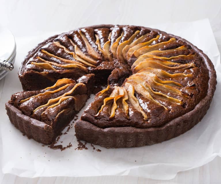 Pear and Chocolate Frangipane Tart Recipe