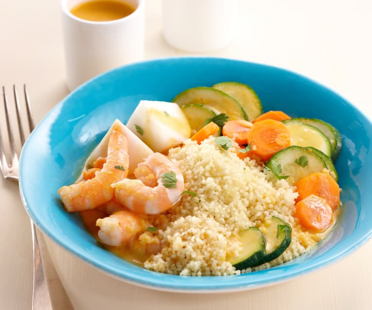 Couscous de crevettes et sa bisque (Découverte)