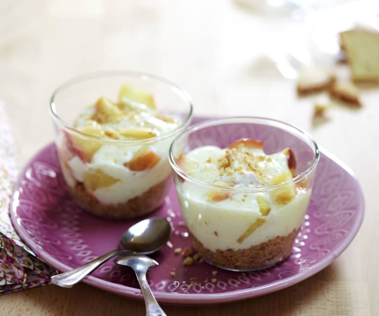 Verrine au fromage blanc et orange Thermomix pour 4 personnes - Recettes -  Elle à Table