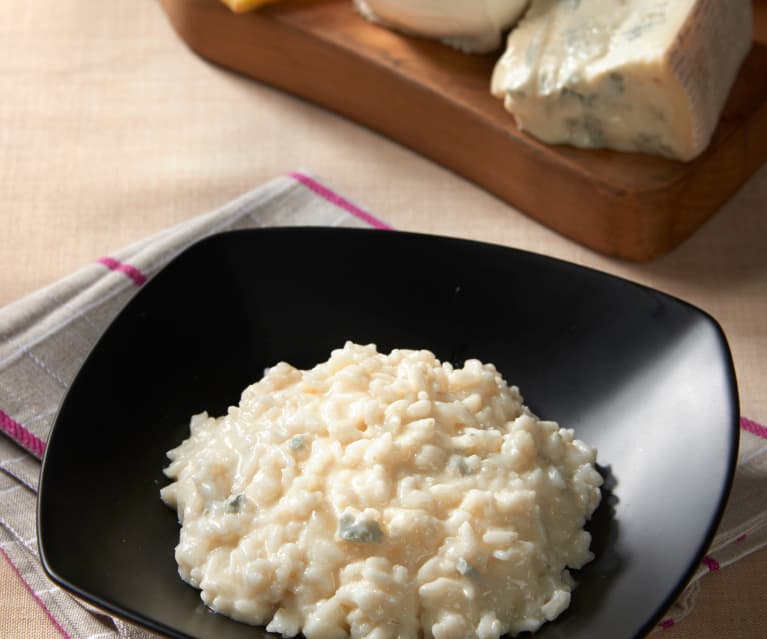 Risotto cuatro quesos