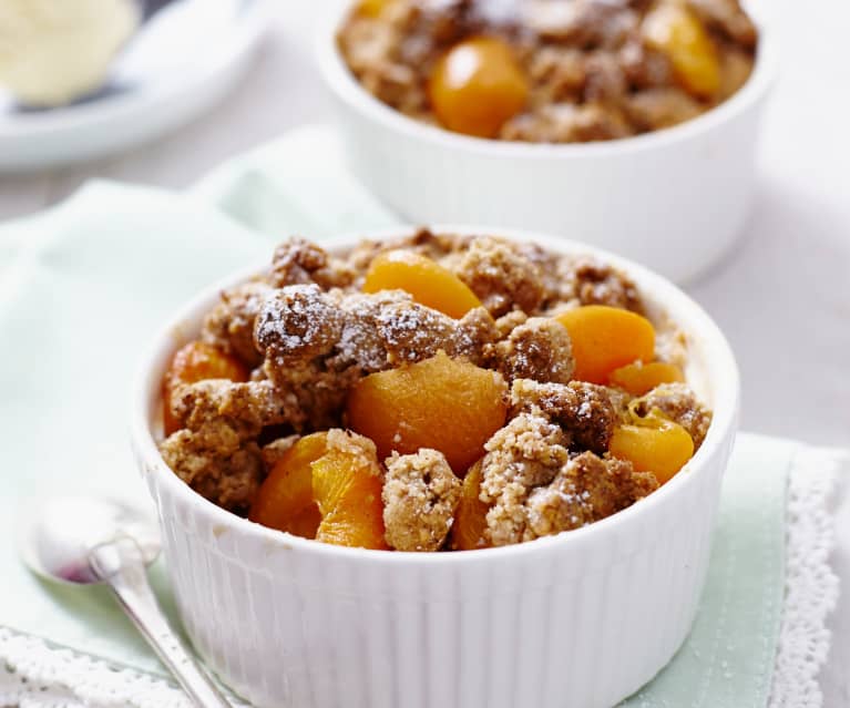 Crumble di albicocche (senza glutine)