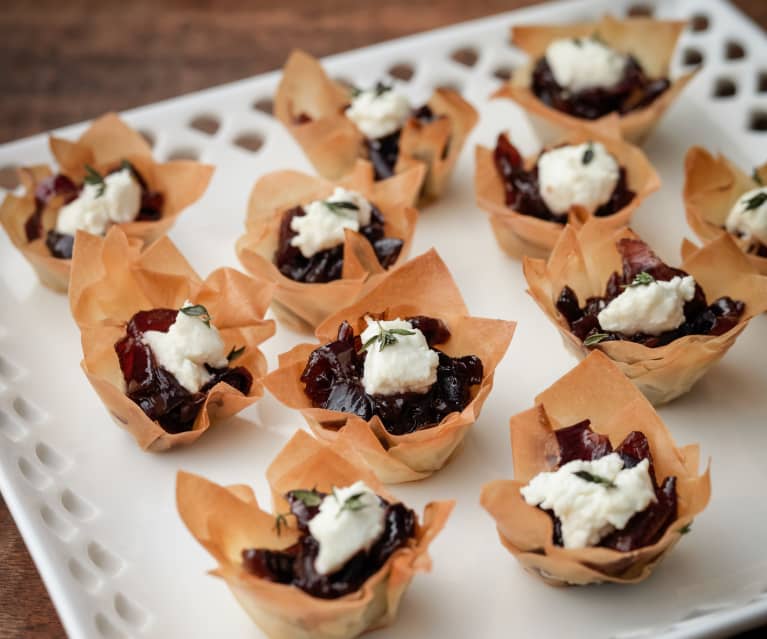 Caramelised Onion and Goat's Cheese Tartlets