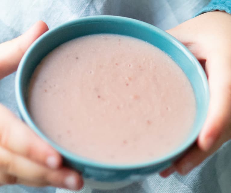 Crème de banane à la fraise