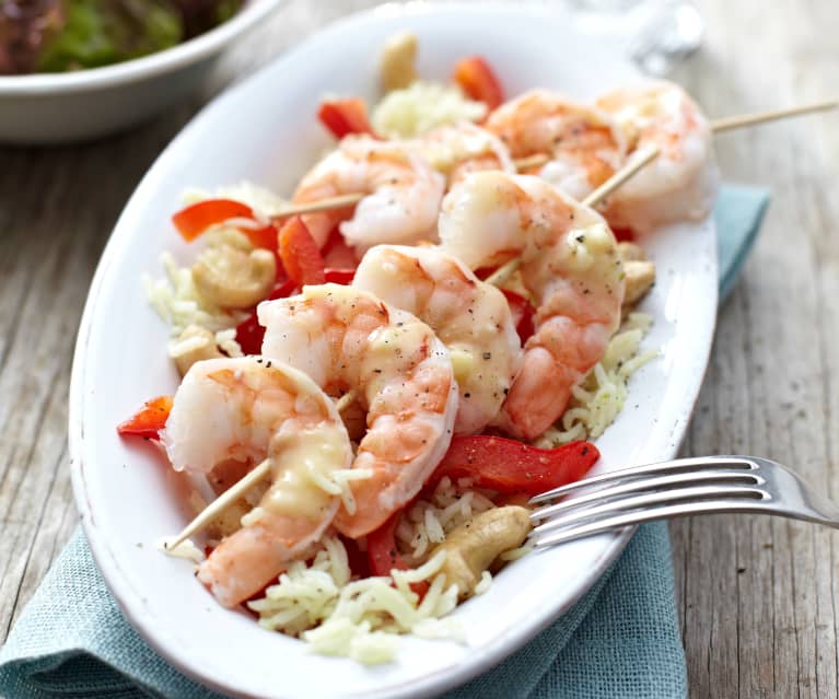 Scampi-Spieße mit Knoblauchbutter - Cookidoo® – la plateforme de ...