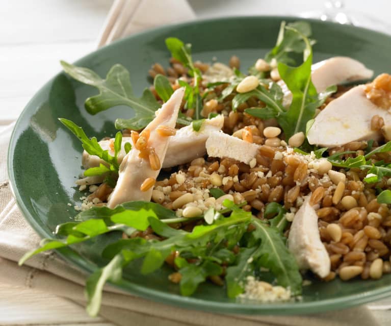 Insalata di farro e pollo