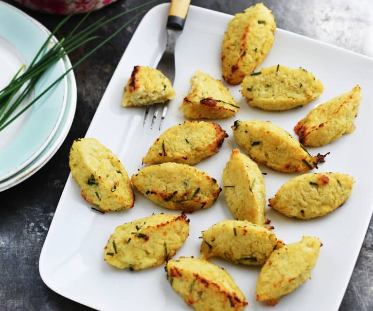 Quenelles de beignets de chou-fleur