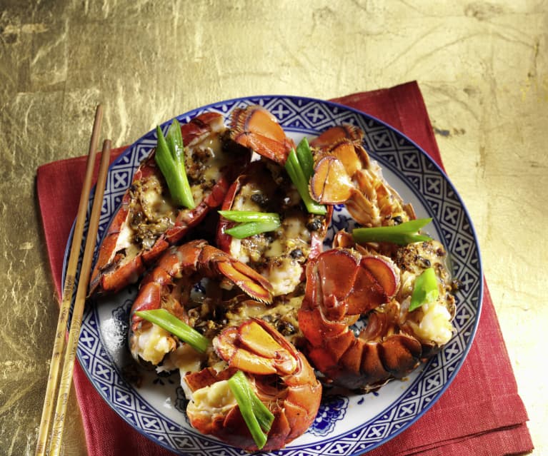 Lobster Tails with Black Bean Chili Sauce - Cookidoo® – the