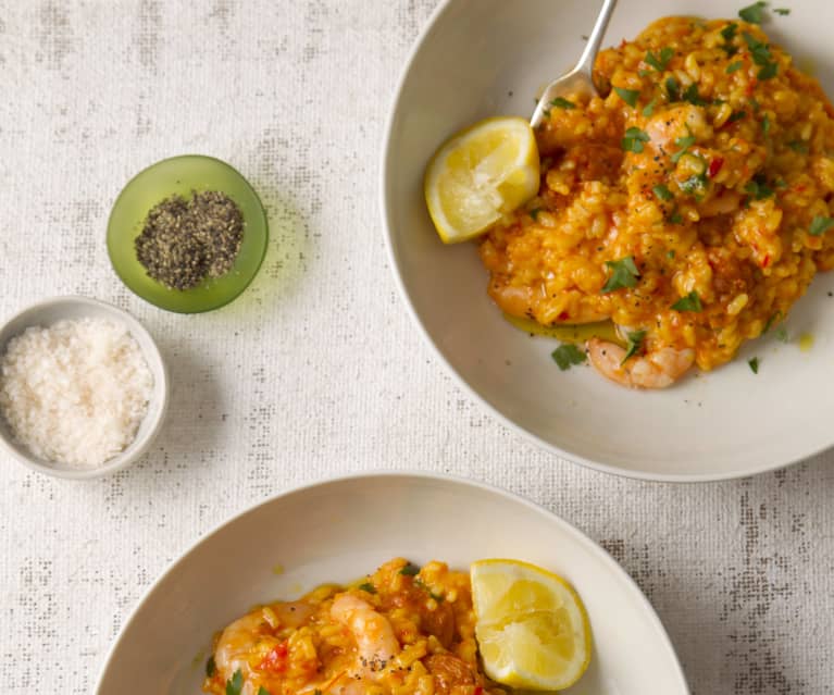 Prawn and Chorizo Paella