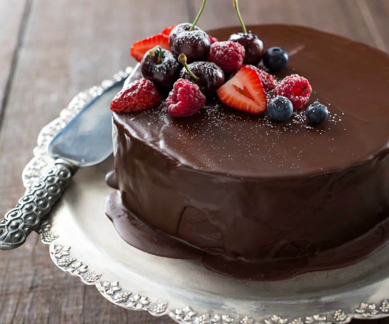 Chocolate Truffle Cake - Eggless