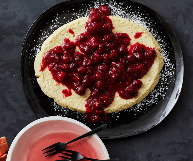 Cheesecake mit Himbeeren