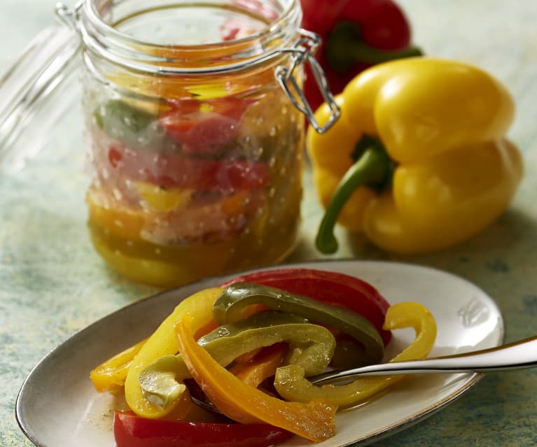 Marinated capsicum